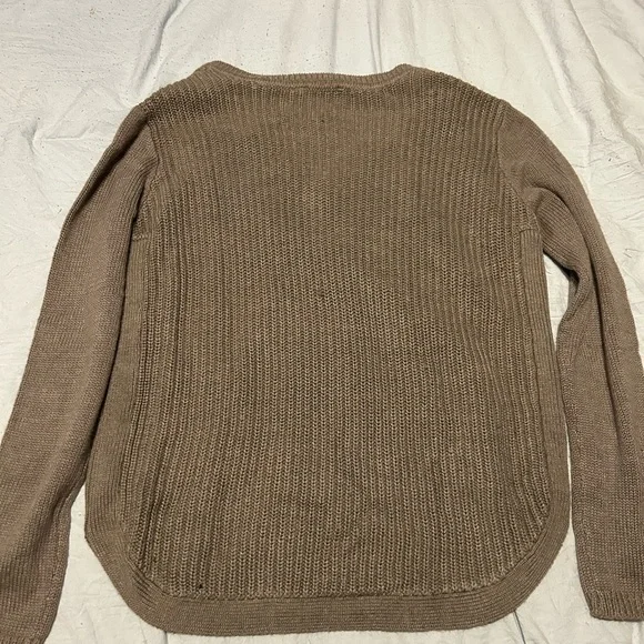 RD Style V-Neck Sweater - Taupe - Picture 3 of 3